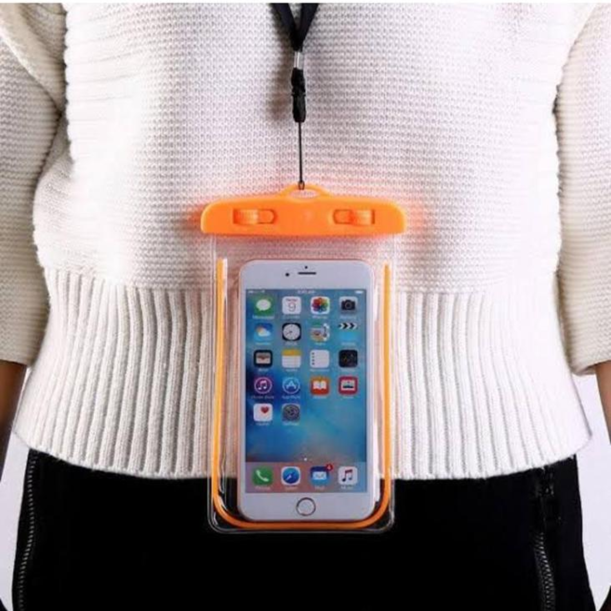 Mobile Phone Pouch With Hanging Strap